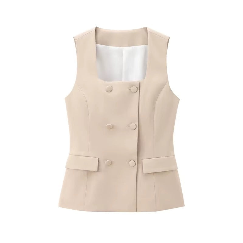 Square neck tank style top