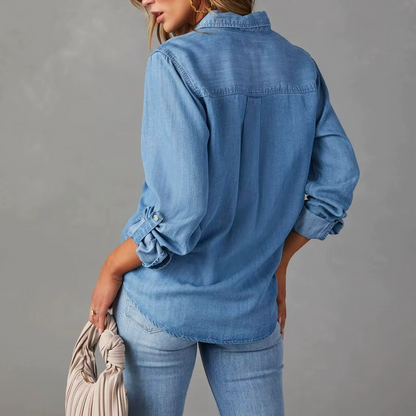 Vintage Washed Denim Shirt