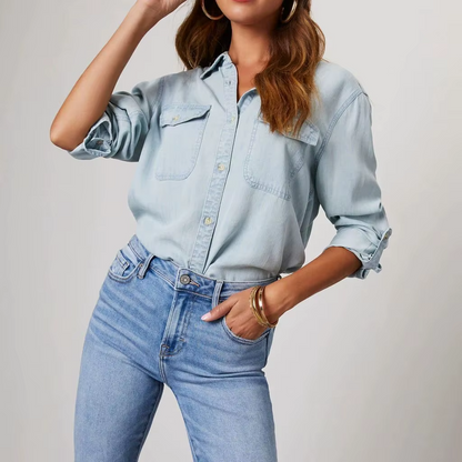 Vintage Washed Denim Shirt