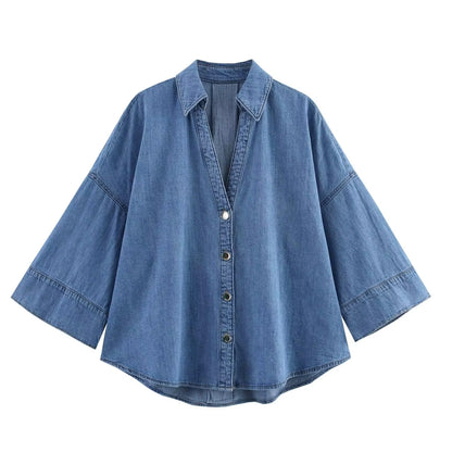 Rave denim sky blue shirt