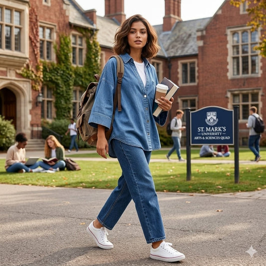 Rave denim sky blue shirt