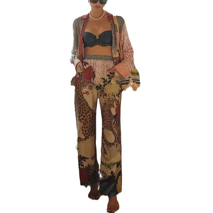 Leopard print co-ord set