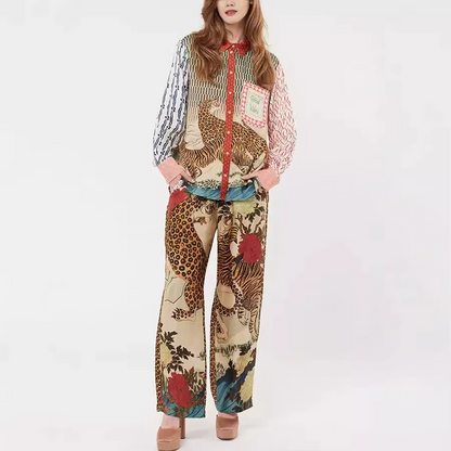 Leopard print co-ord set