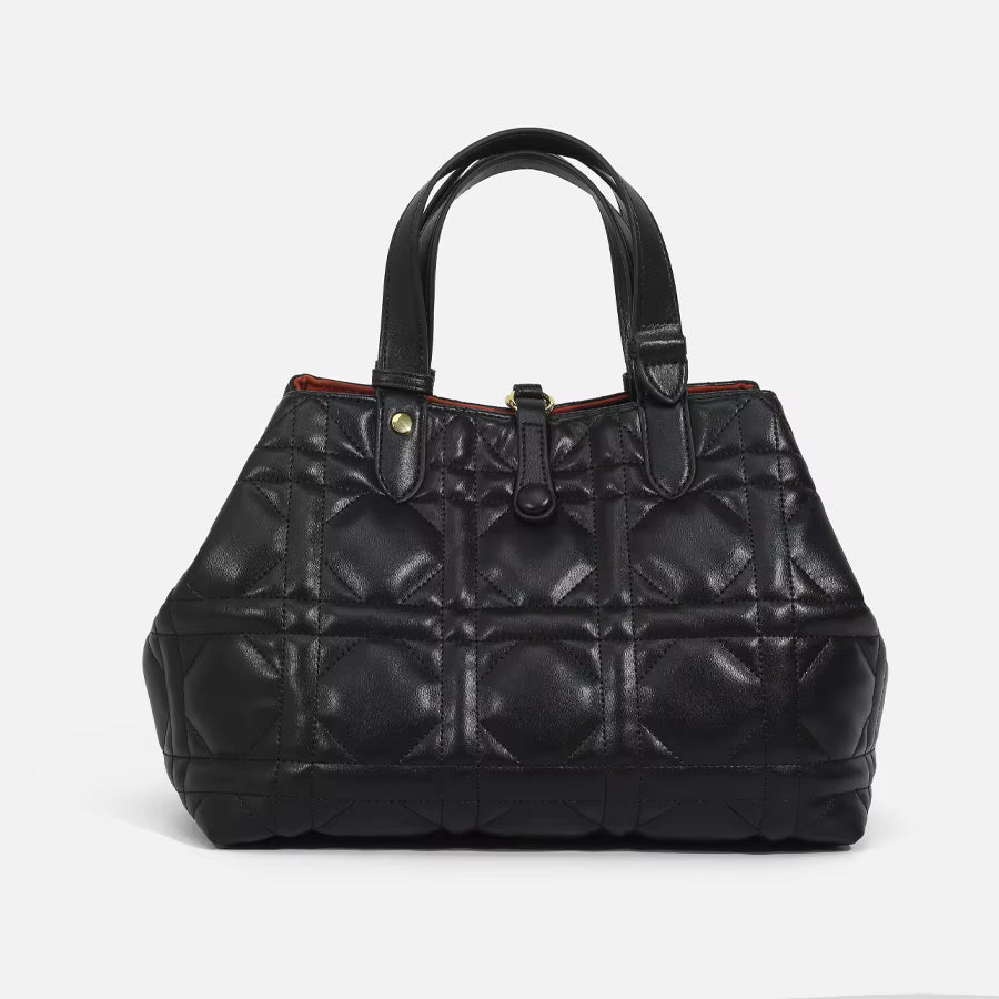 Vegan Diamond  Bucket Bag