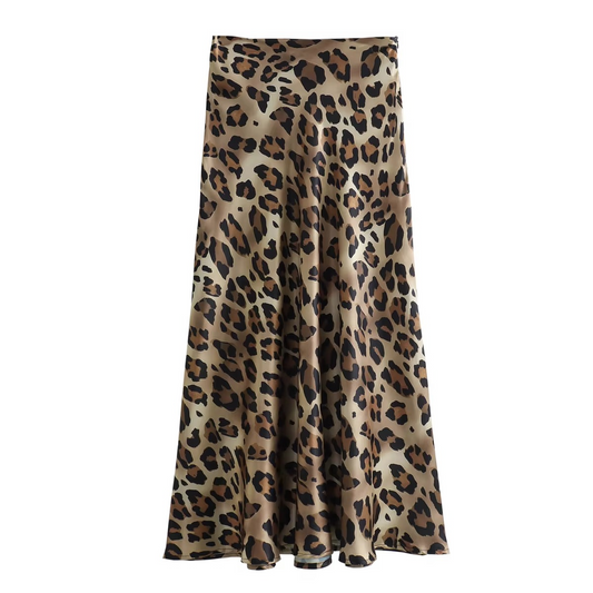Jugnu Leaopard print skirt