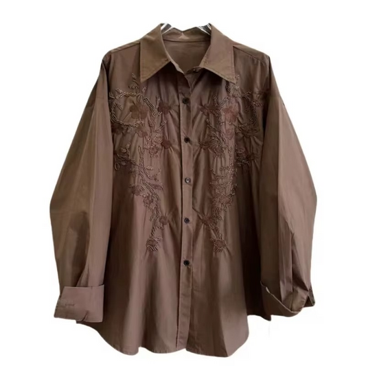 Summer  Embroidered shirt