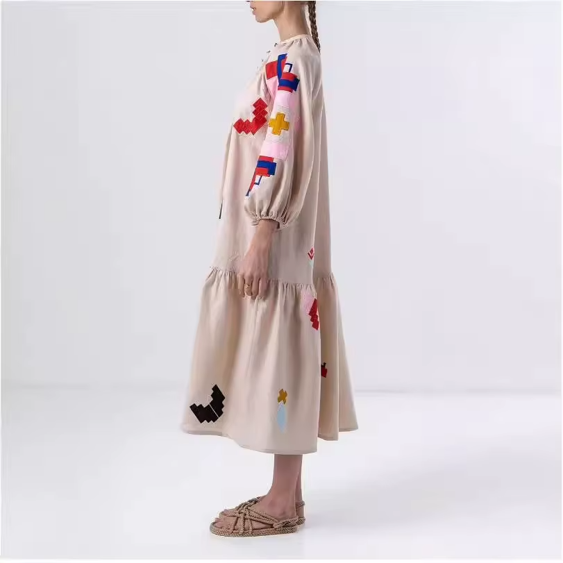 Ayesha Beige Dress