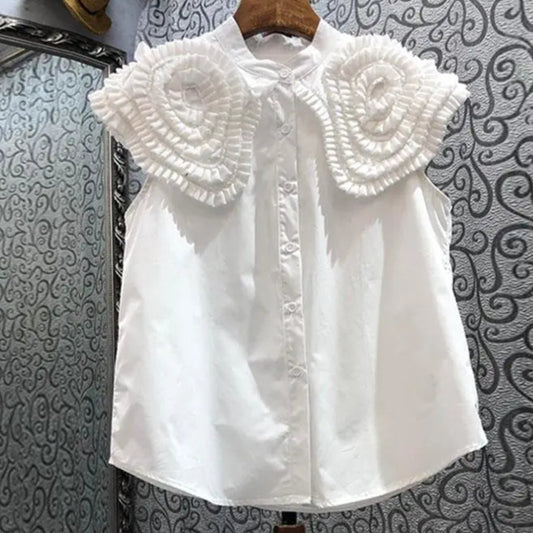 Diana Spiral pleated Shirt