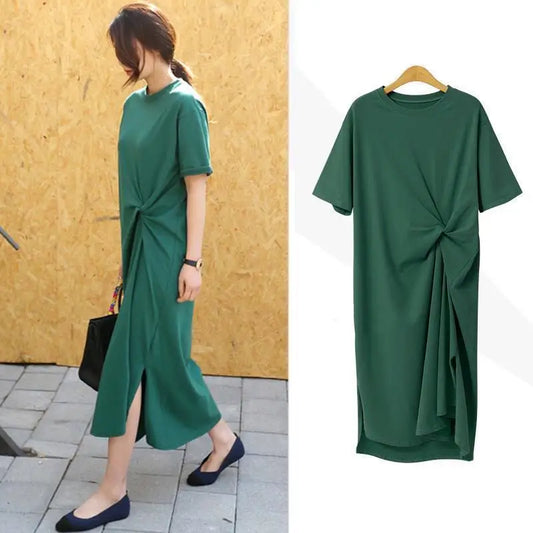 Piya  Pleated  Loose Casual Dress