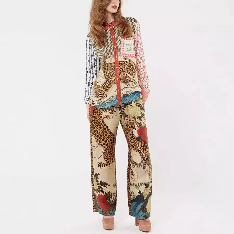 Leopard print co-ord set