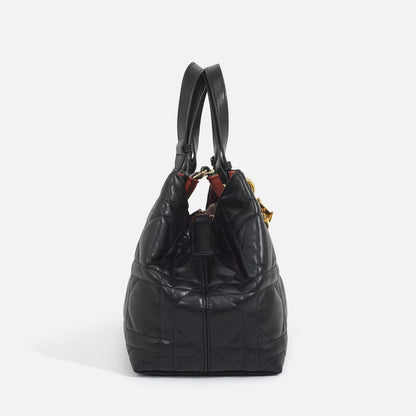 Vegan Diamond  Bucket Bag