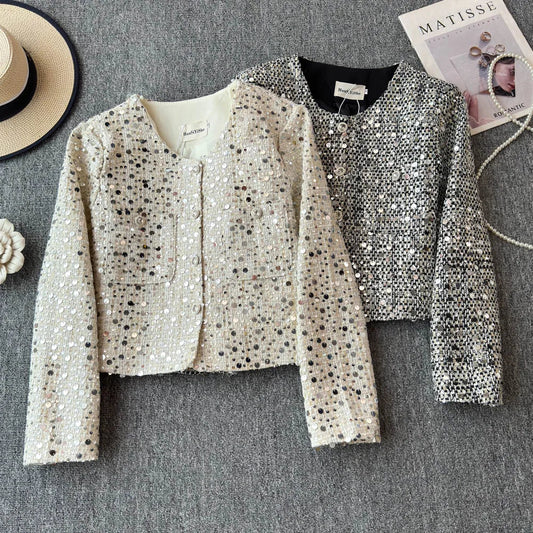 Raya  Tweed  sequins Short Jacket