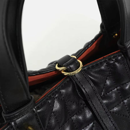 Vegan Diamond  Bucket Bag