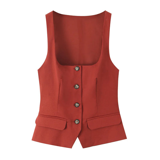 Serena square neck top