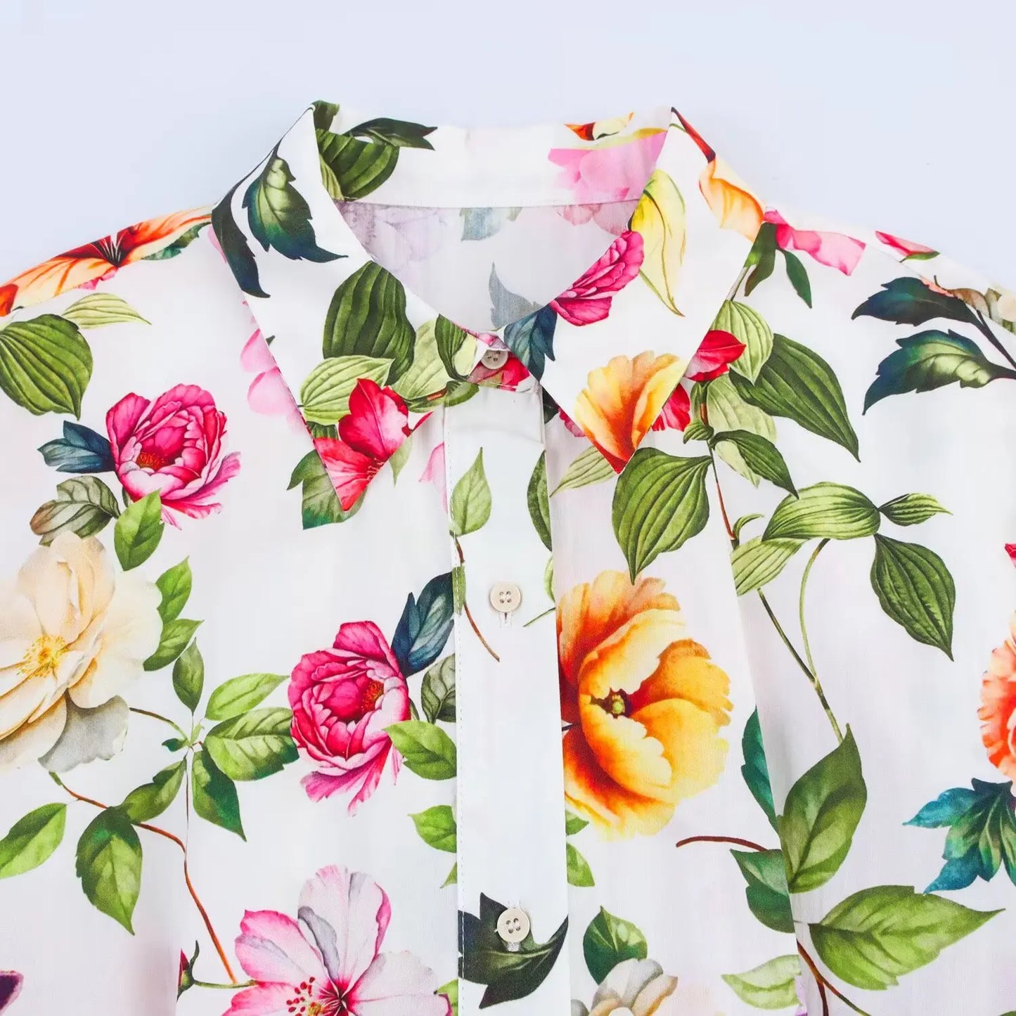 Flora Vintage Printed Midi Dress