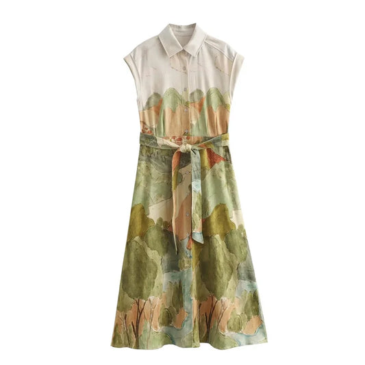 Ravisant Vintage  A-Line Long Dress