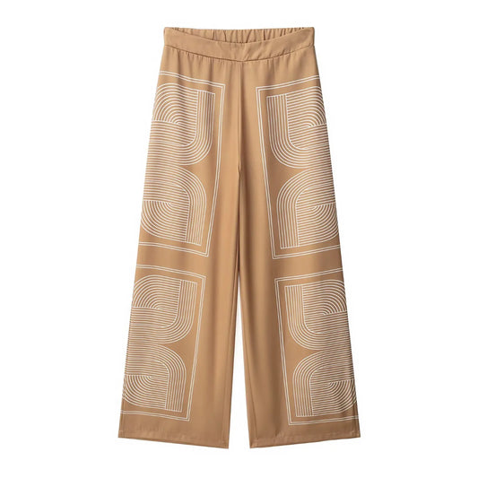 Boxy straight pants
