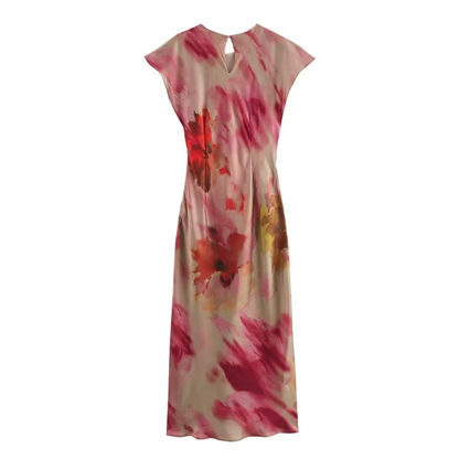 Satin Knotted Dress