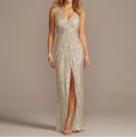 Shaina Sequence evening dress for women