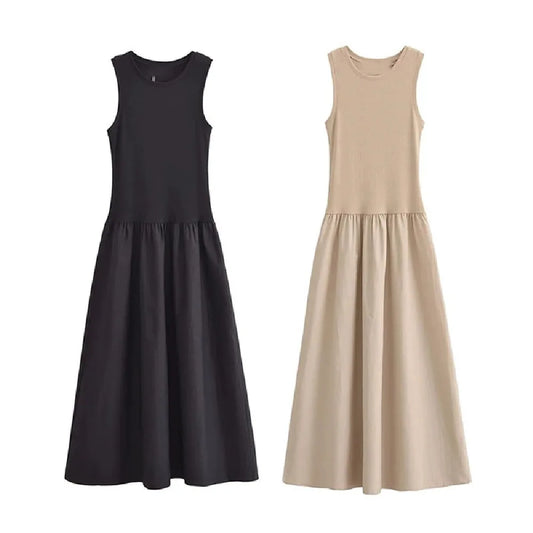 Kosamui Summer Midi Vest Dress