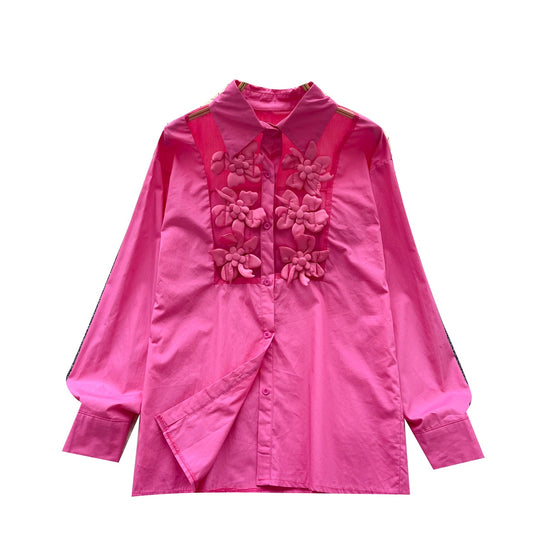 Rachelle  flower Shirt