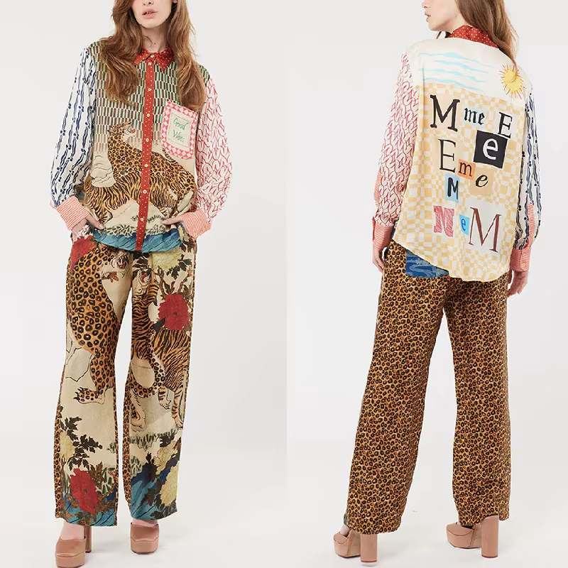 Leopard print co-ord set