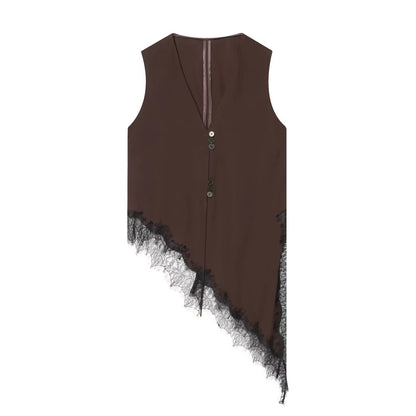 Sayra Sleeveless Lace Camisole Top