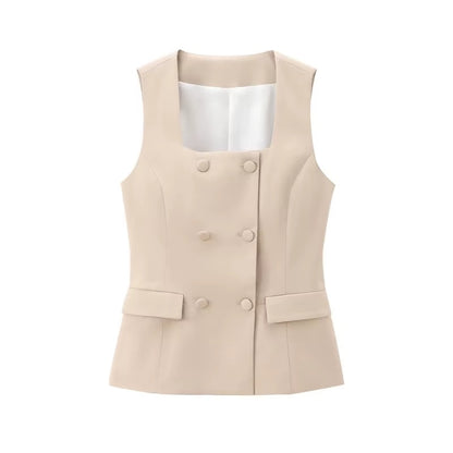 Square neck tank style top